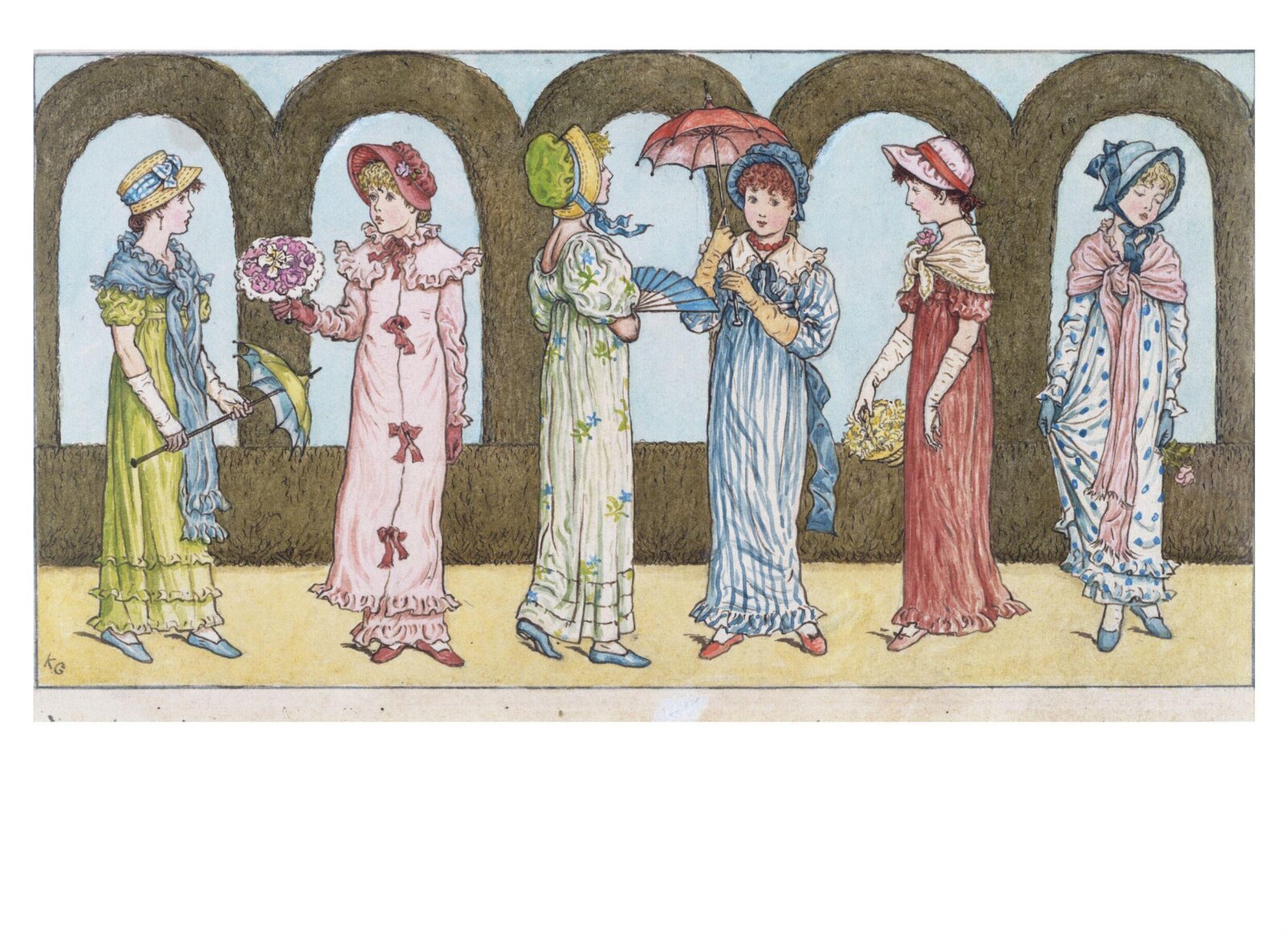 St Valentine's Day, Kate Greenaway, 1879