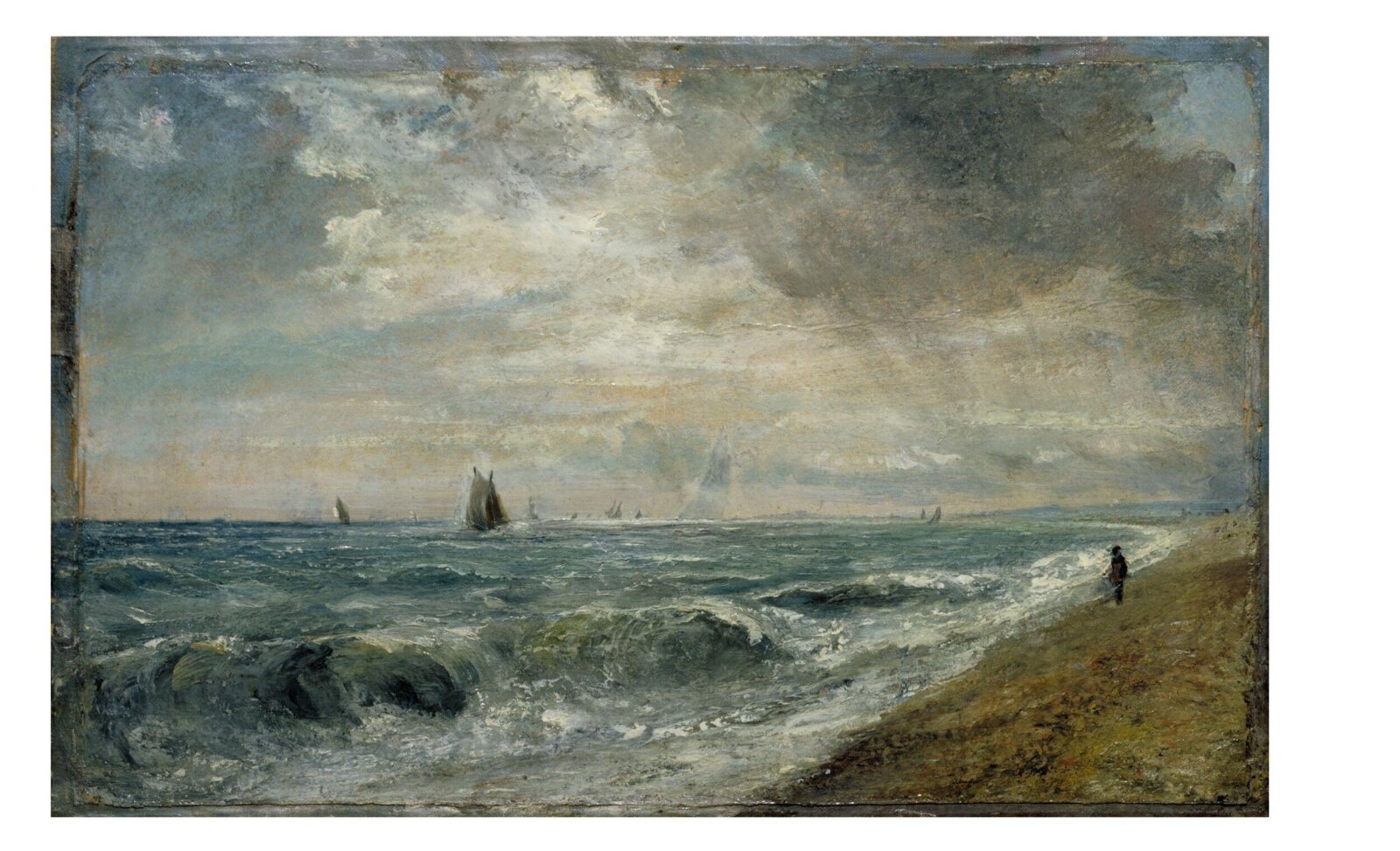 Hove Beach, John Constable, ca. 1824