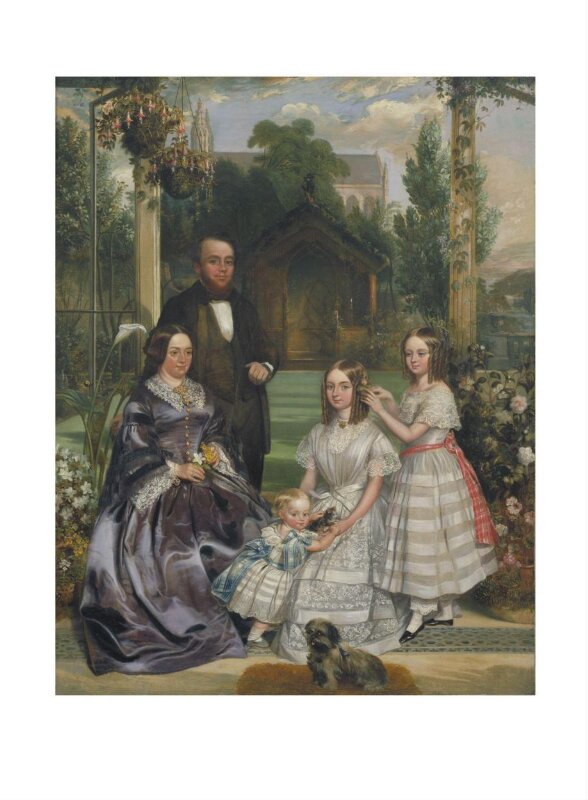 Family Portrait in a Conservatory