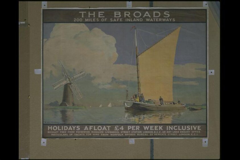 The Broads: 200 Miles Of Safe Inland Waterways (c.1923-1924) by Anton Abraham van Anrooy