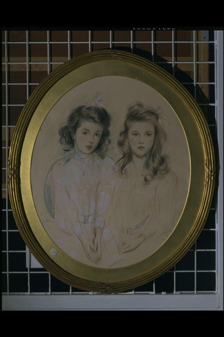 Portrait of Lady Abingdon and her sister top image