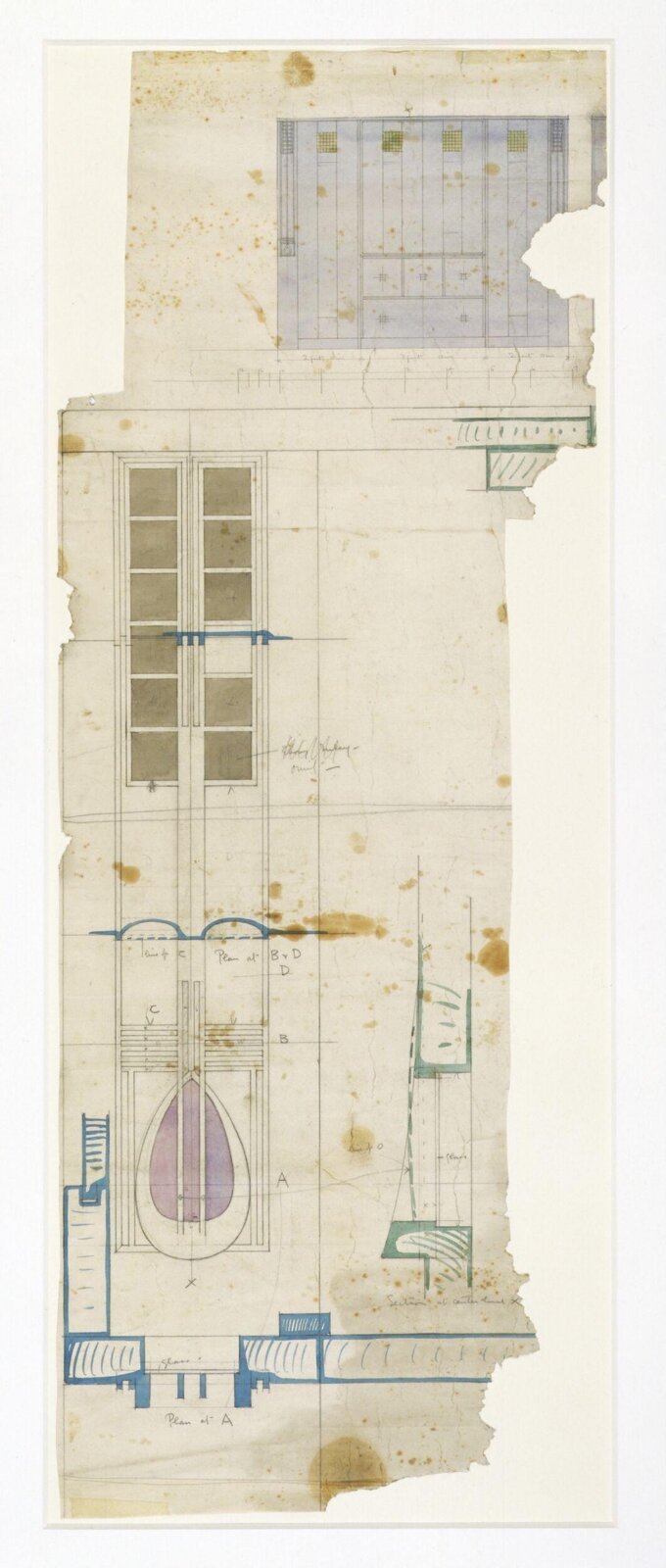 Drawing, Charles Rennie Mackintosh, 1904