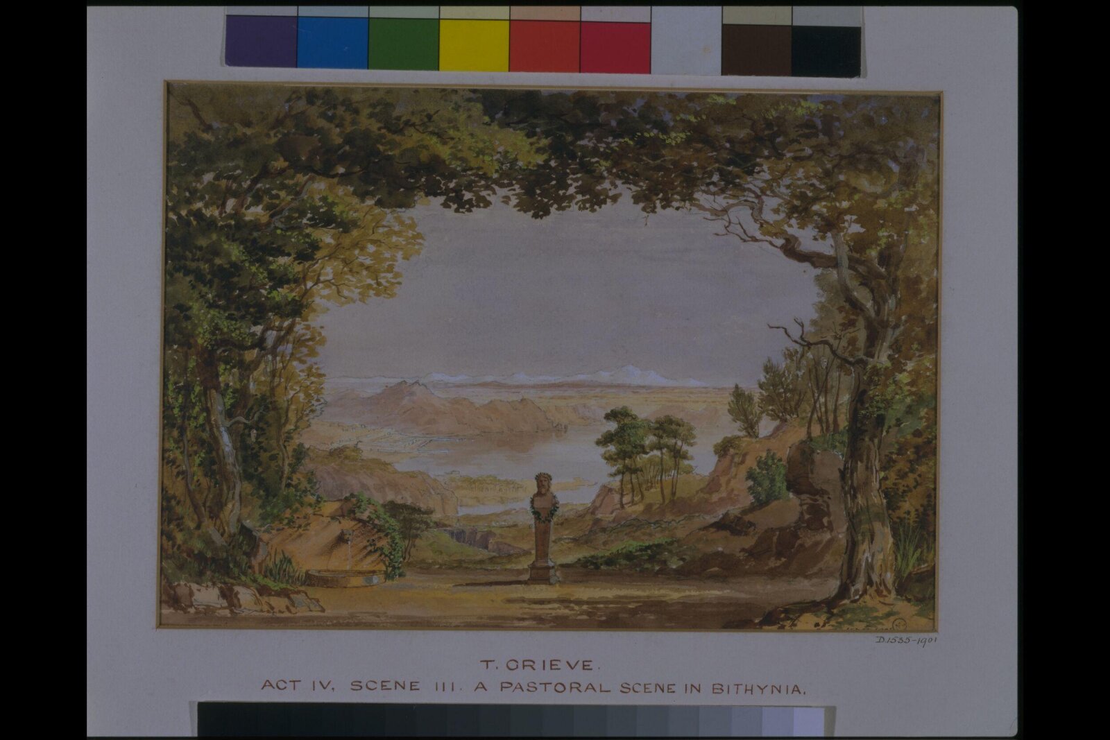 design for Winter's Tale, Thomas Grieve, 1853-1859