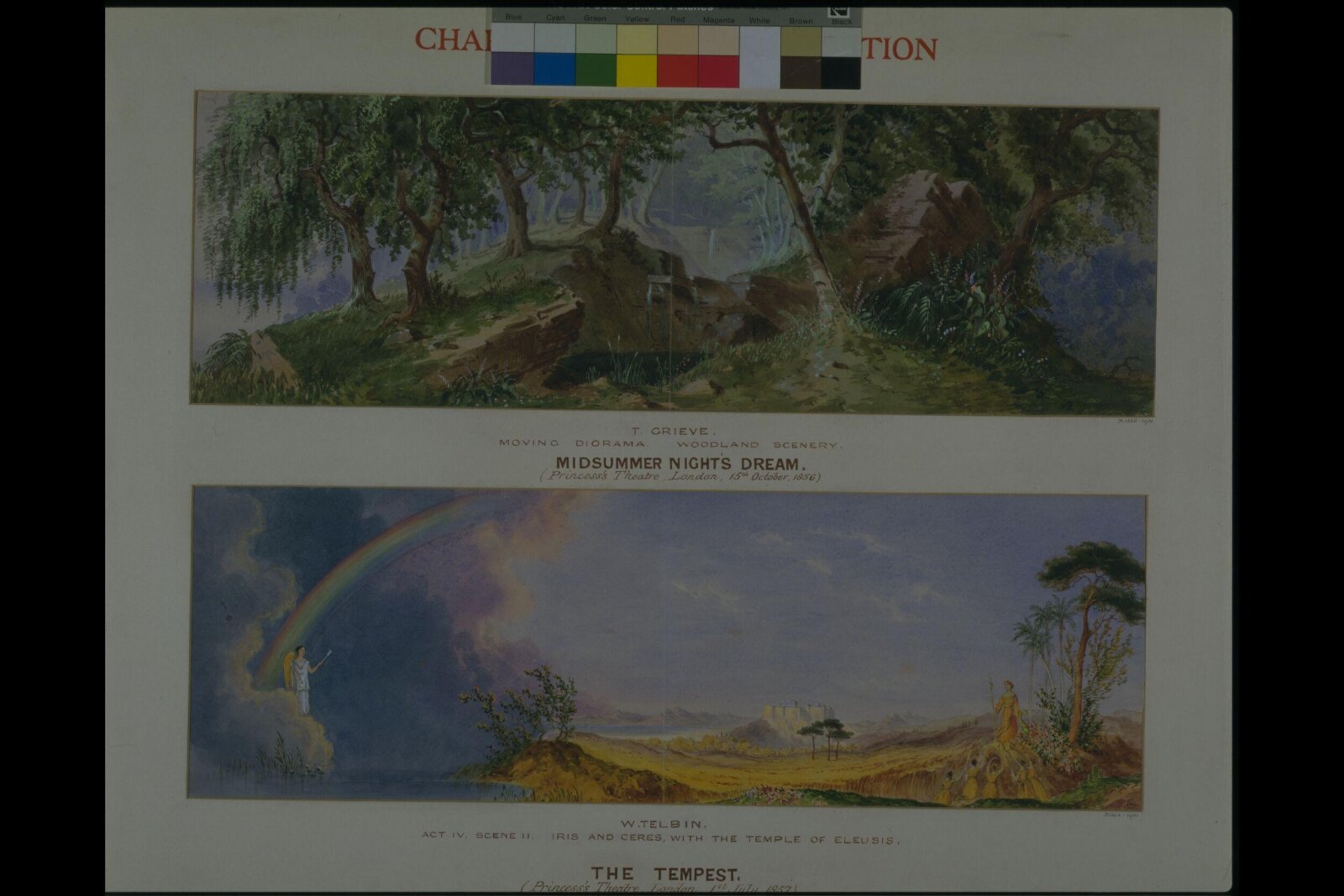 design for A Midsummer Night's Dream, Thomas Grieve, 1853-1859