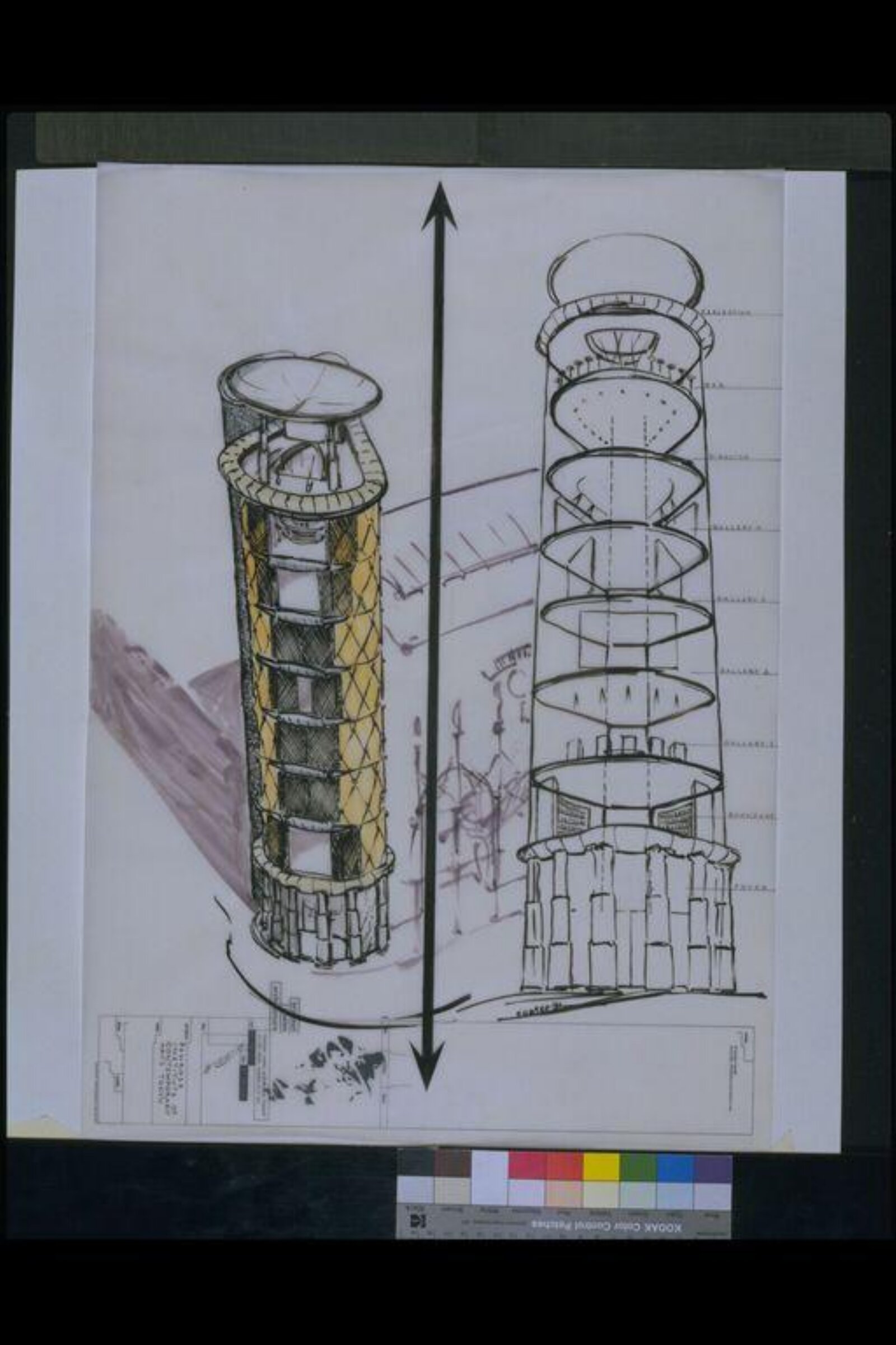 Design for the Penrose Institute of Contemporary Arts, Tokyo, Nigel Coates, 1988-1991