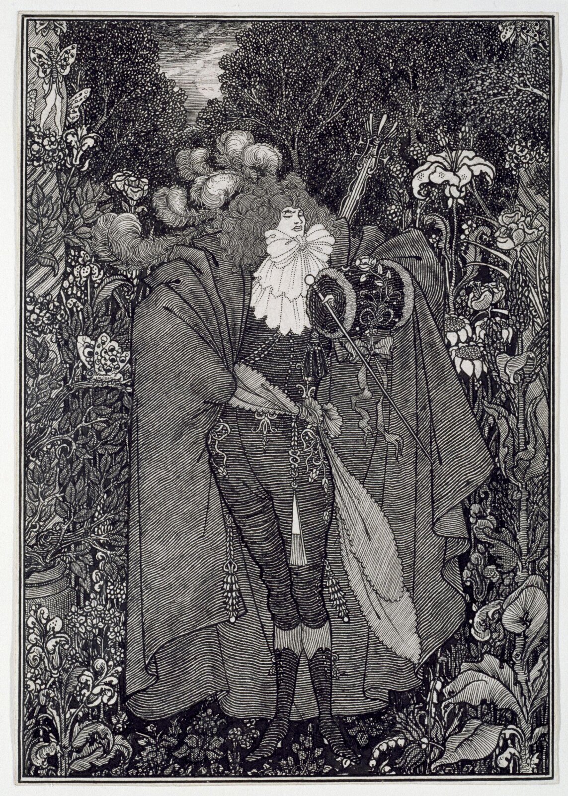 The Abbé, Aubrey Vincent Beardsley, 1895