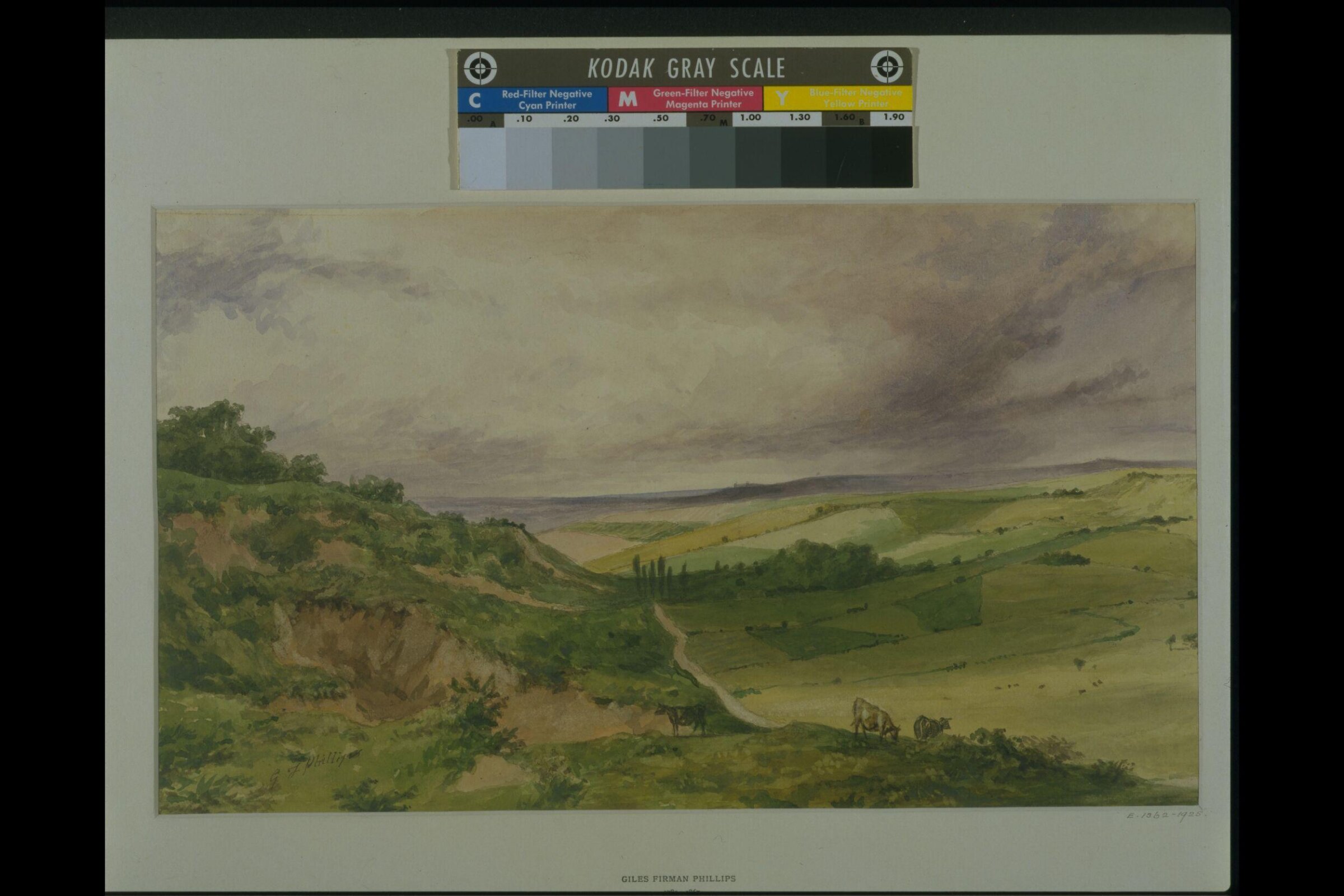 Watercolour, Giles Firman Phillips, ca. 1830-1866