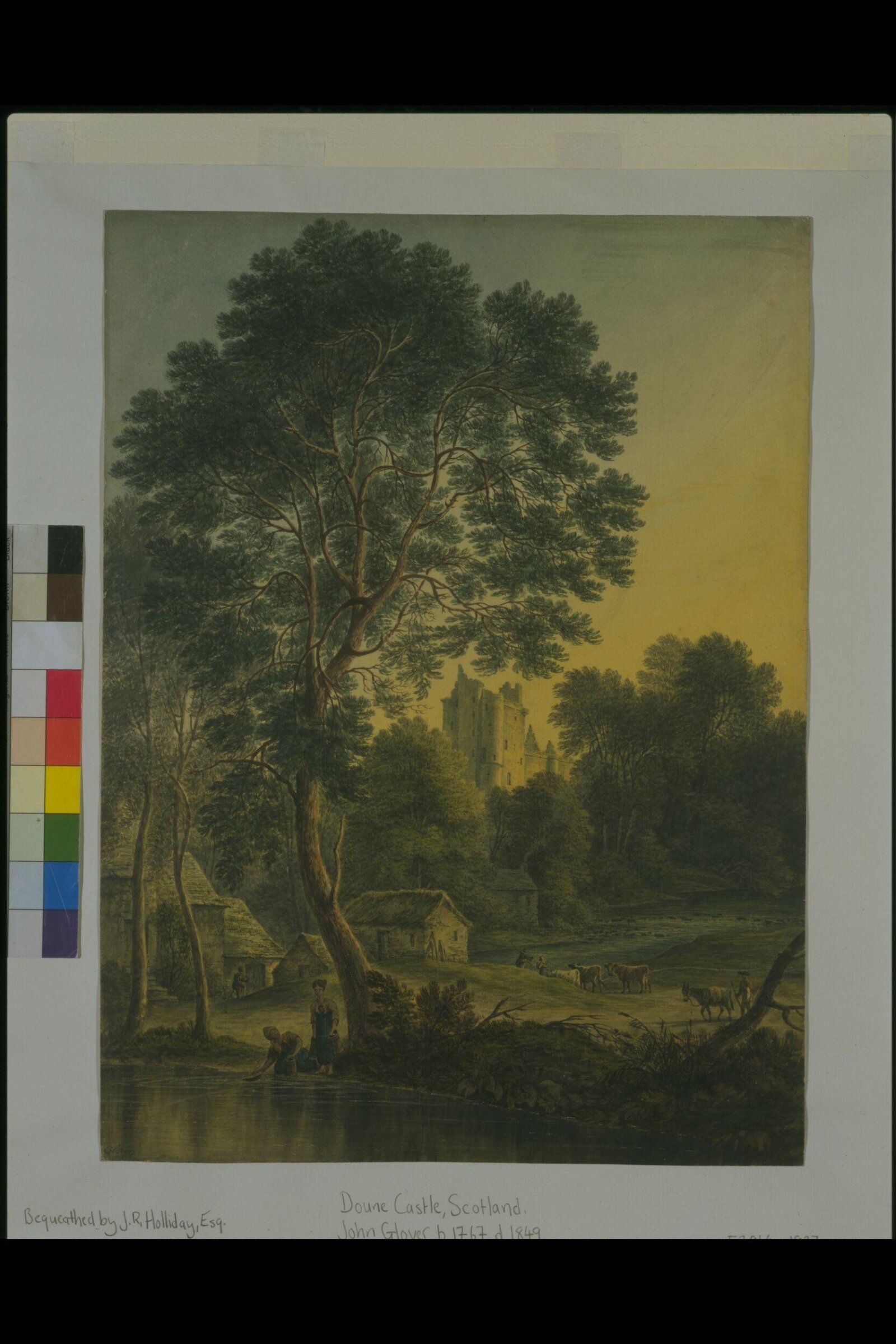 Doune Castle, Scotland, John Glover, early 19th century