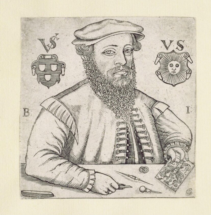 Portrait of Virgil Solis (1562) by Balthasar Jenichen