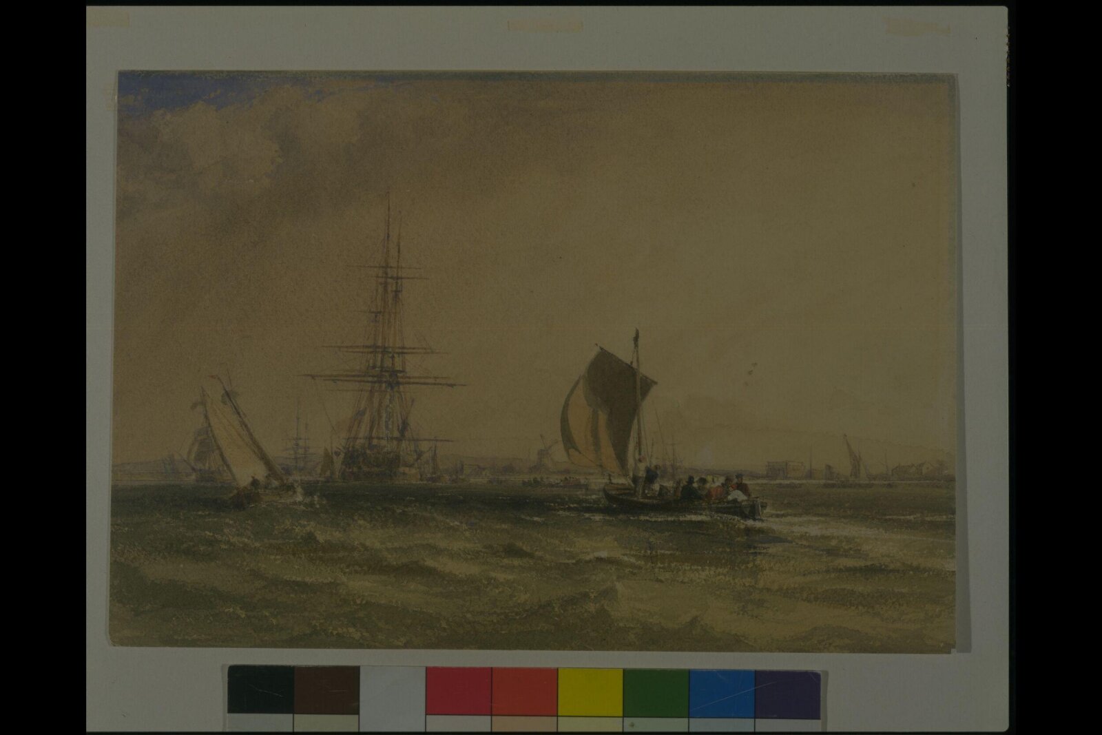 Seapiece, George Chambers, ca. 1820-40