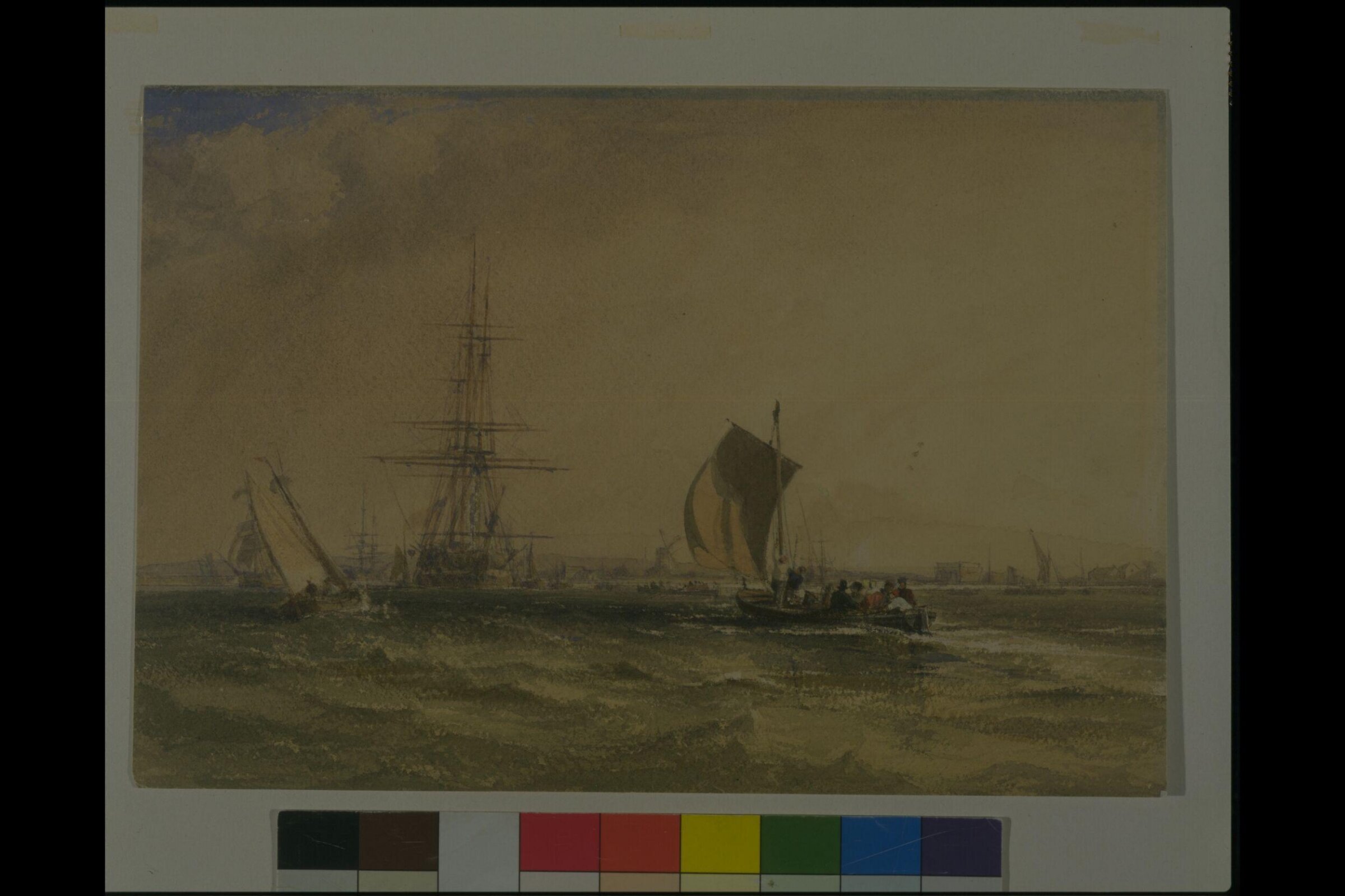 Seapiece, George Chambers, ca. 1820-40