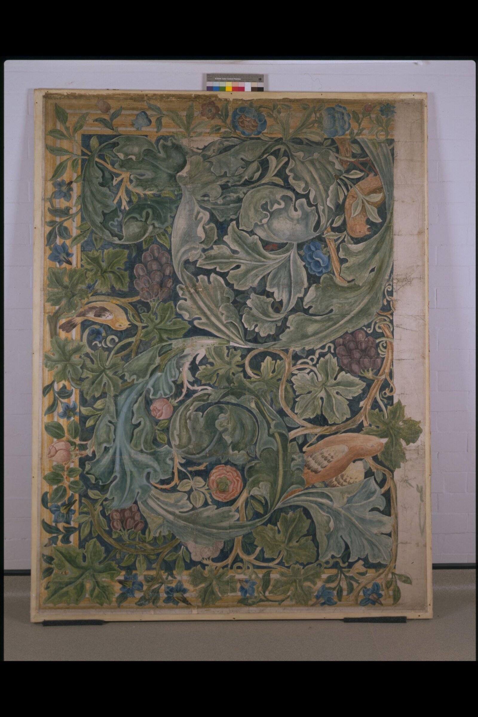 Cartoon for <i>Acanthus and Vine</i> tapestry, William Morris, 1879