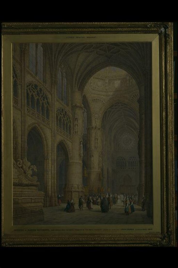 Interior of Burgos Cathedral top image
