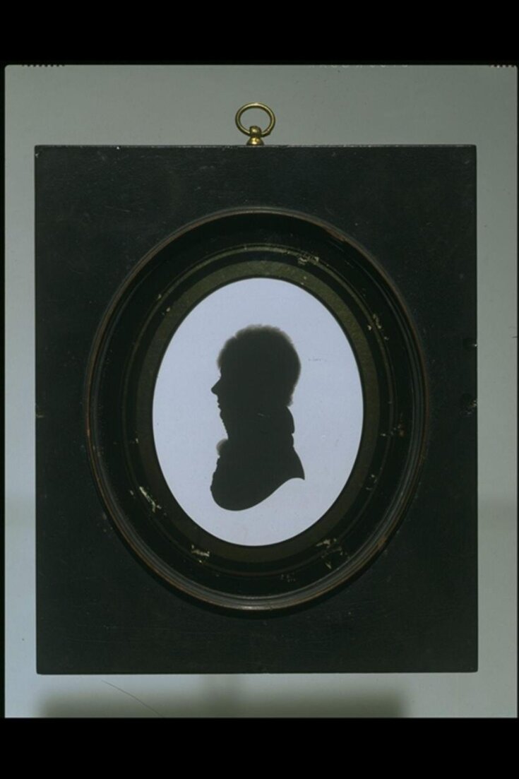 Silhouette portrait miniature of a young gentleman top image