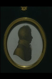 Silhouette portrait miniature of the Reverend A. K. Sherson thumbnail 1