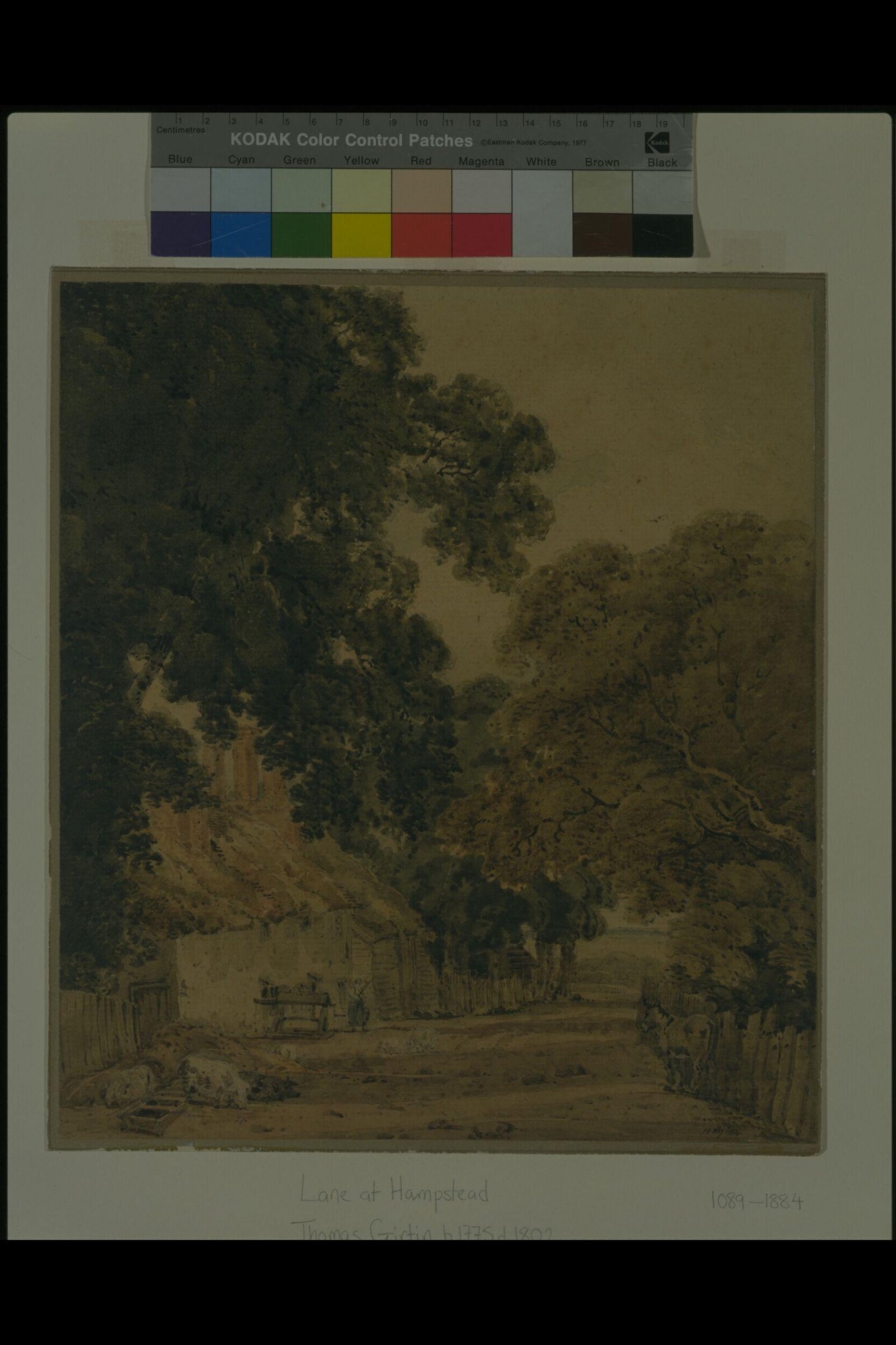 Lane at Hampstead, Girtin, ca. 1795-1802