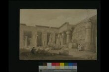 Interior of the Temple of Medinah Habou thumbnail 1