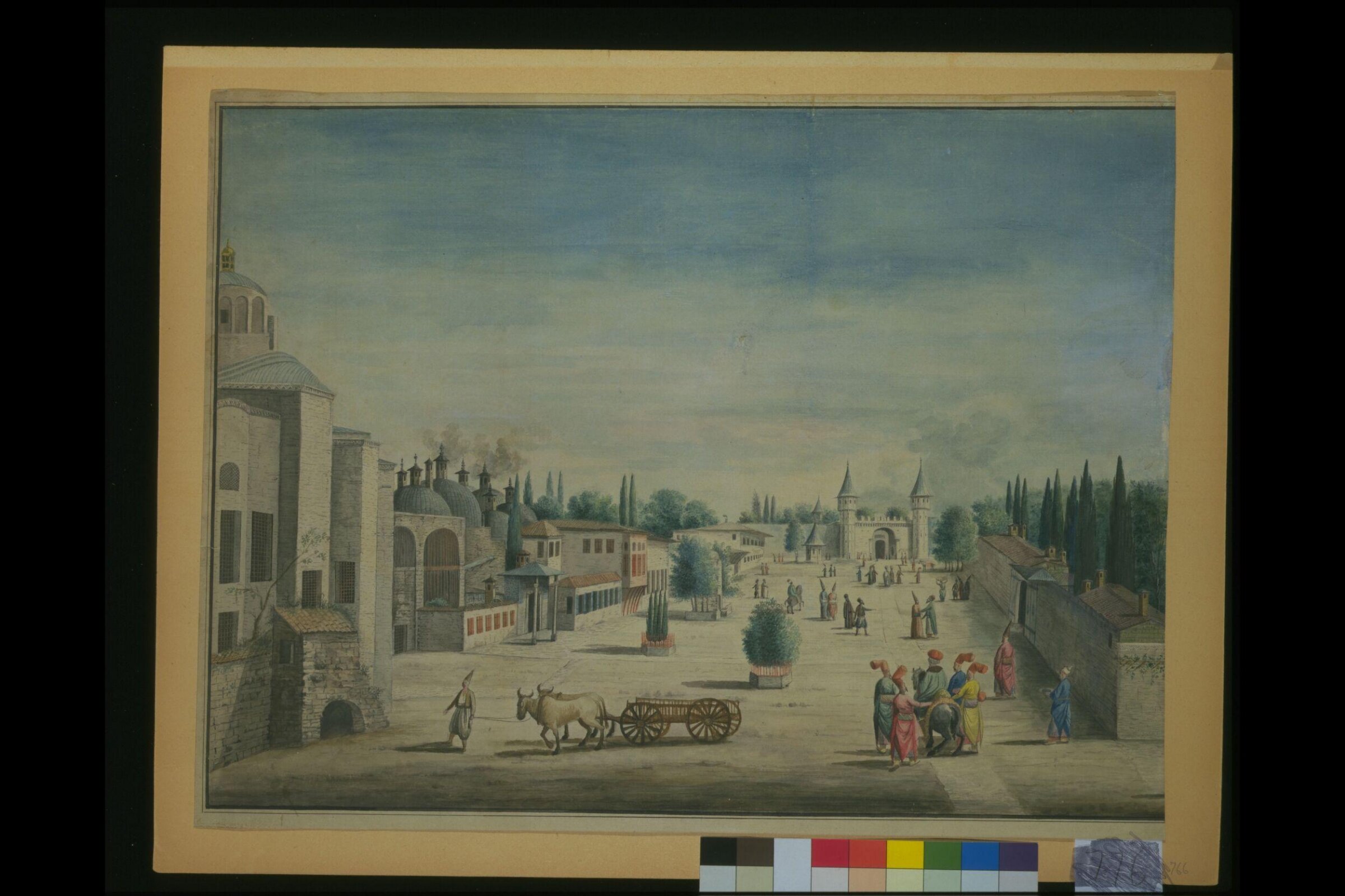 A Courtyard of the Sultan's Palace in Constantinople, J. Payne, after 1819