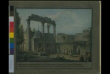 Mosque built between the columns of an ancient temple in Latakia on the coast of Syria, about 1800 thumbnail 1