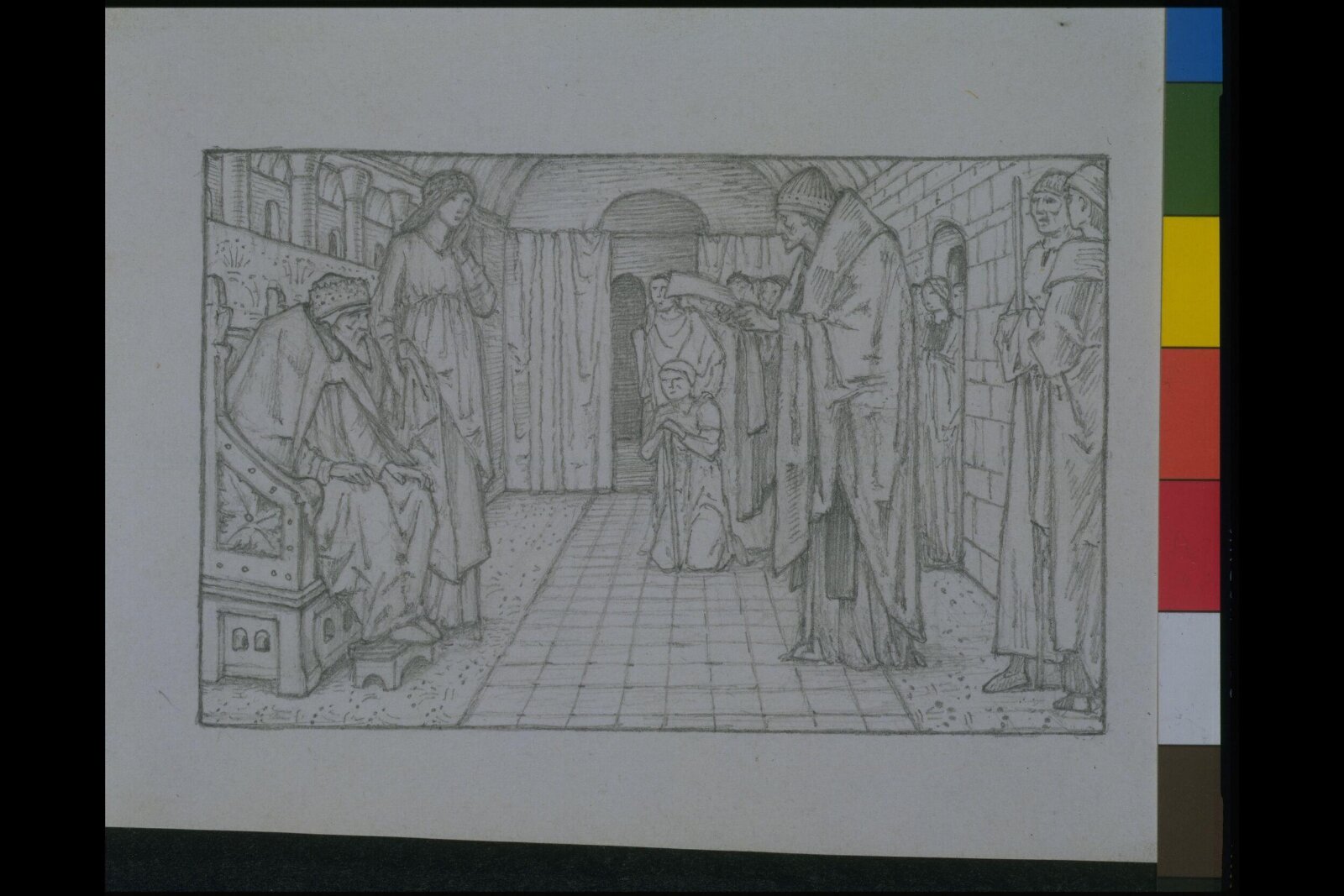 Drawing, Edward Coley Burne-Jones, ca. 1866