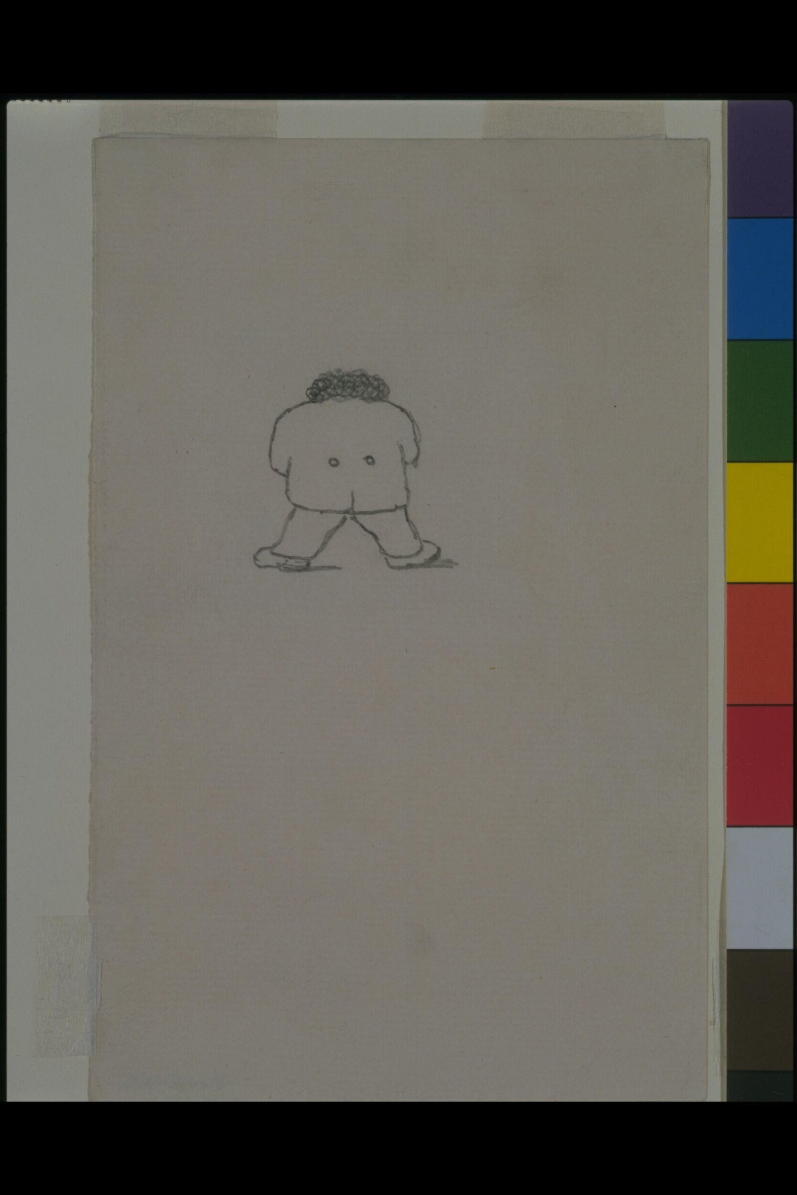 William Morris from the Back, Edward Coley Burne-Jones, ca.1861