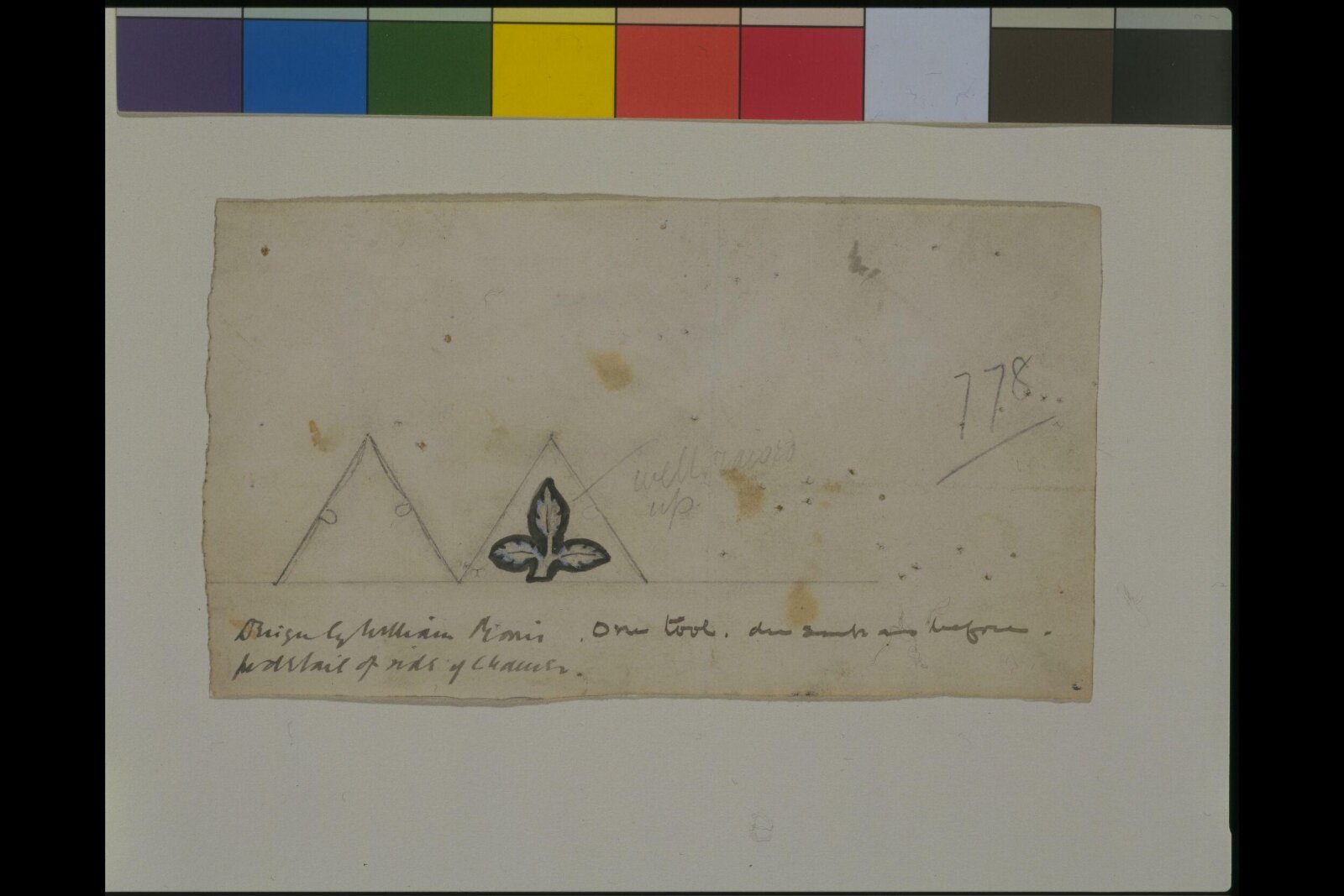 Drawing, William Morris, c.1880s