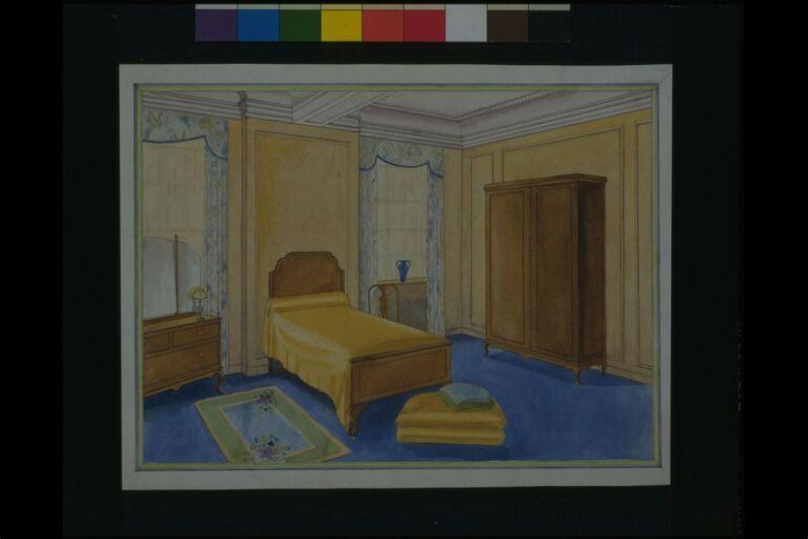 Watercolour, Elfrida Mostyn, ca. 1930
