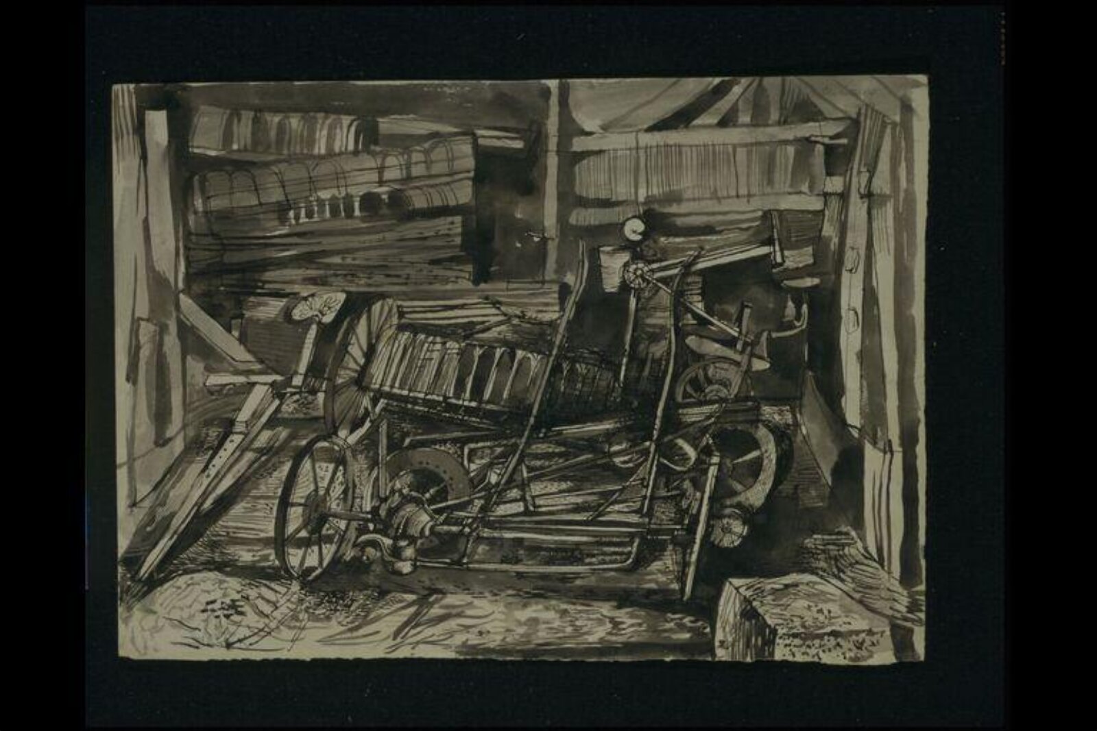 Drawing, John Minton, 1945