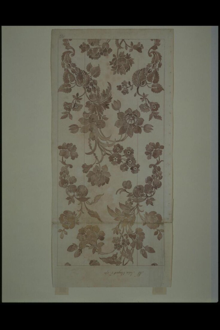 Design for a woven silk | Garthwaite, Anna Maria | V&A Explore The ...