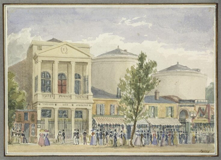 Théâtre des Variétés and the Panorama buildings in Paris top image