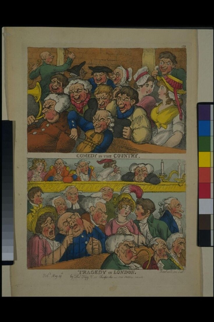 Comedy in the Country, Tragedy in London | Rowlandson, Thomas | V&A Explore  The Collections