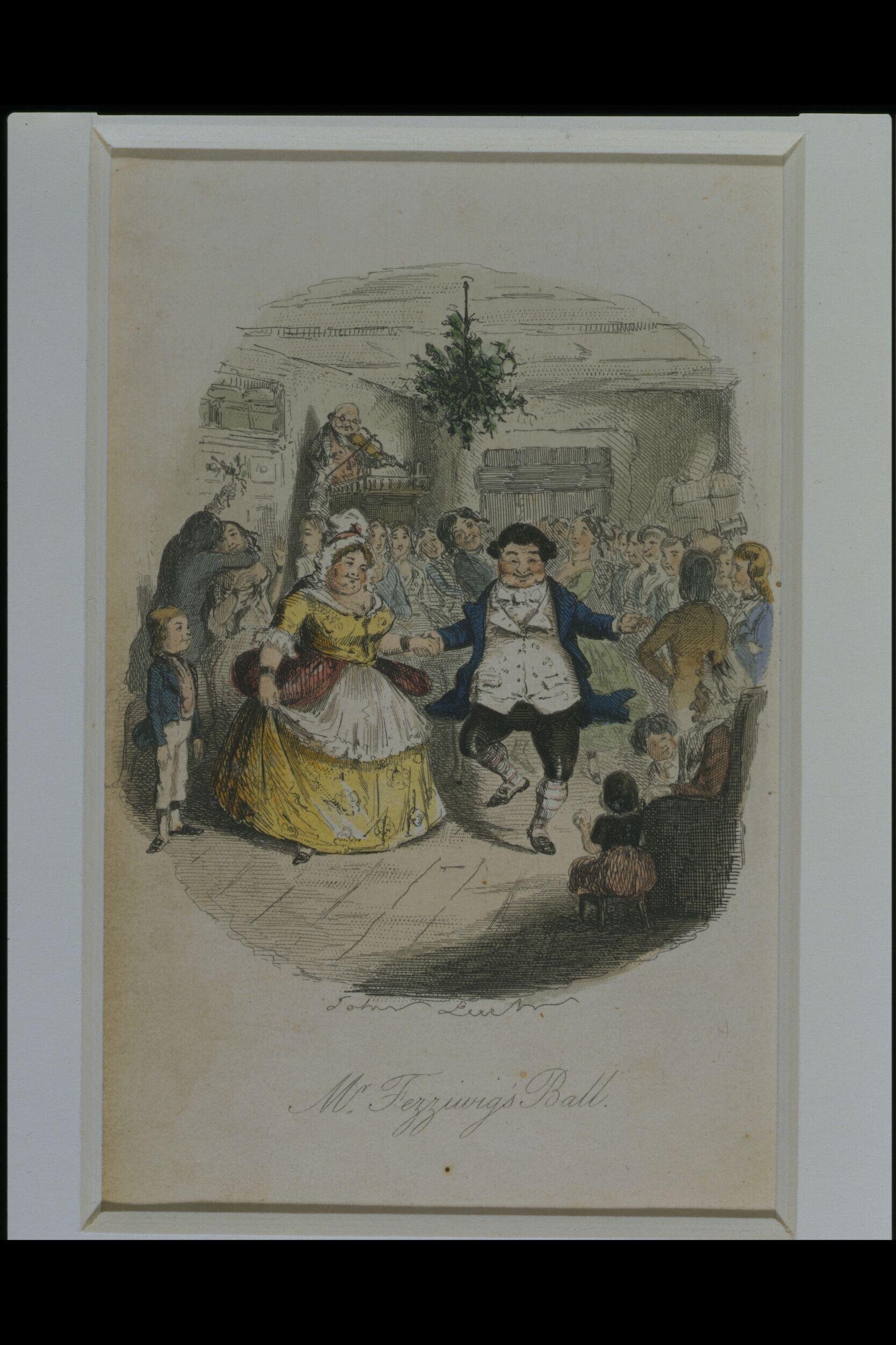 Mr. Fezziwig's Ball by John Leech