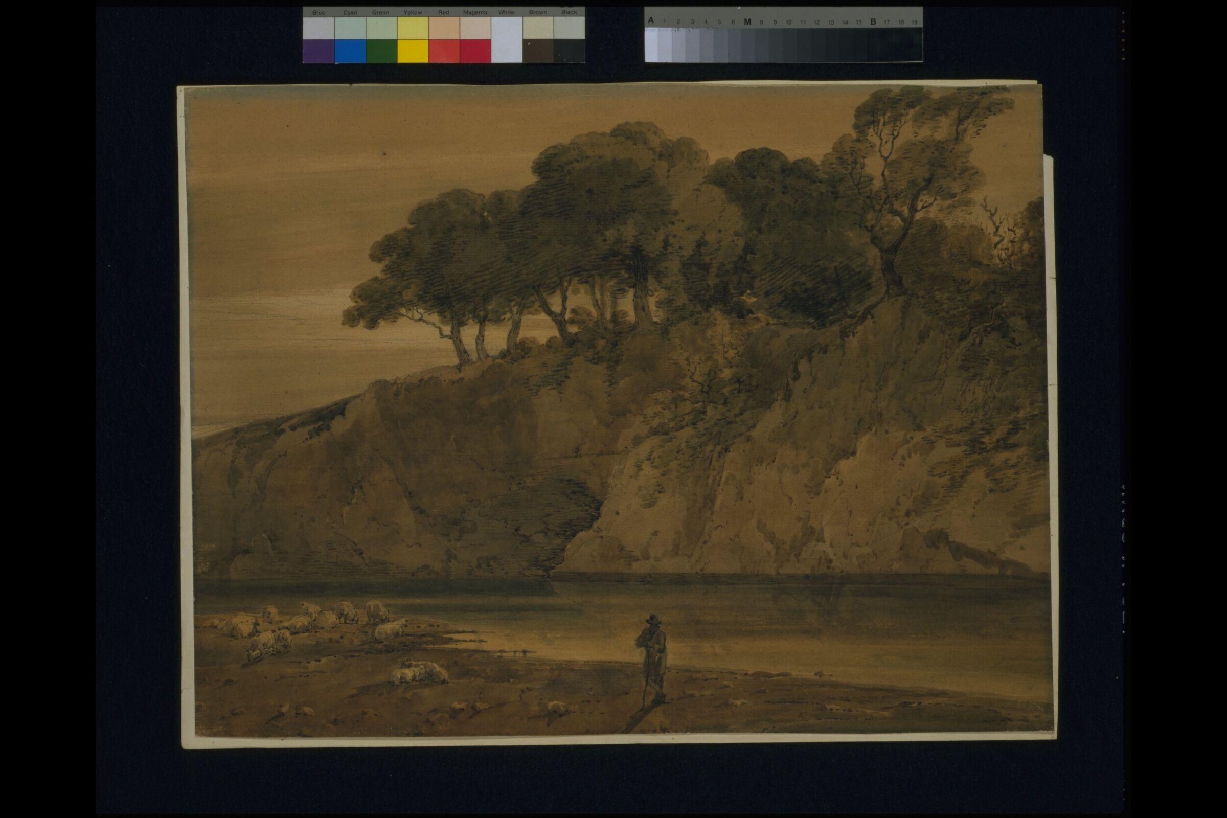 On the Wharfe, Yorkshire, Thomas Girtin, 1798
