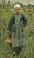 Peasant Girl Carrying a Jar, Quimperlé thumbnail 2