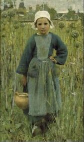 Peasant Girl Carrying a Jar, Quimperlé thumbnail 2