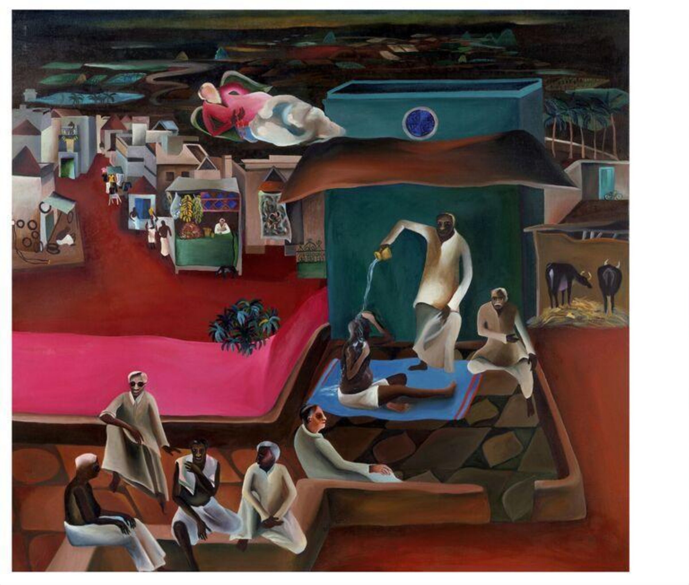 Death in the Family, Bhupen Khakhar, 1978