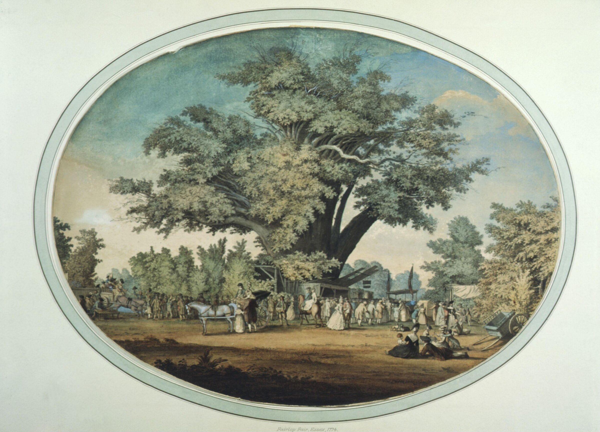 Fairlop Oak and Fairlop Fair, Grimm, 1774