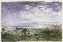 On the Scottish Shore, Coast Scene with Figures thumbnail 1