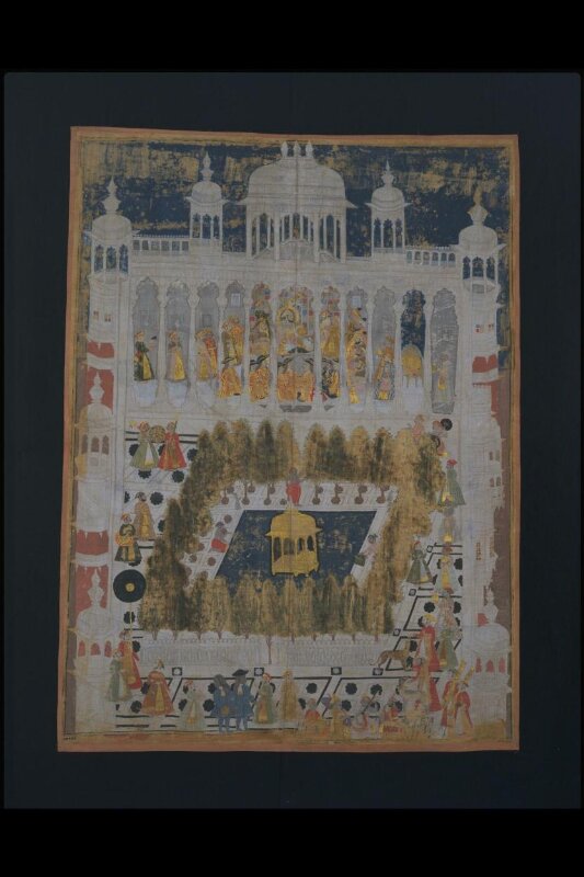 Maharana Sangram Singh receives the embassy of Johan Josua Ketelaar 