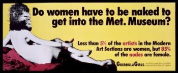 Do women have to be naked to get into the Met. Museum?