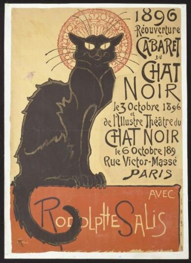 Cabaret Du Chat Noir Steinlen Theophile Alexandre V A Explore The Collections