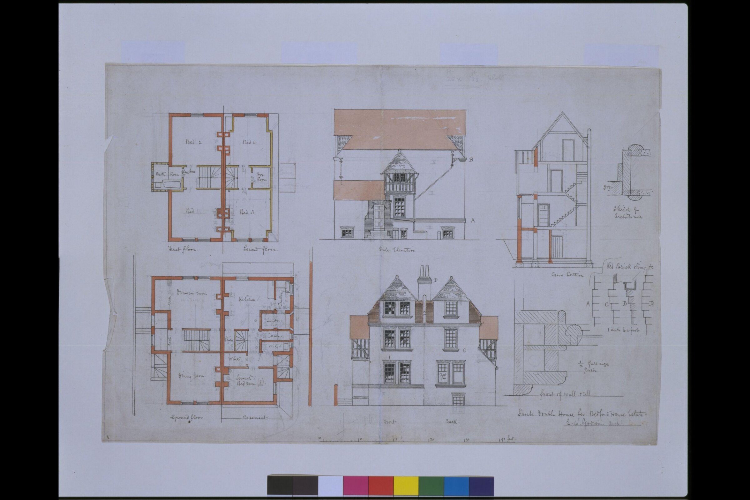 Drawing, Edward William Godwin, September 1875