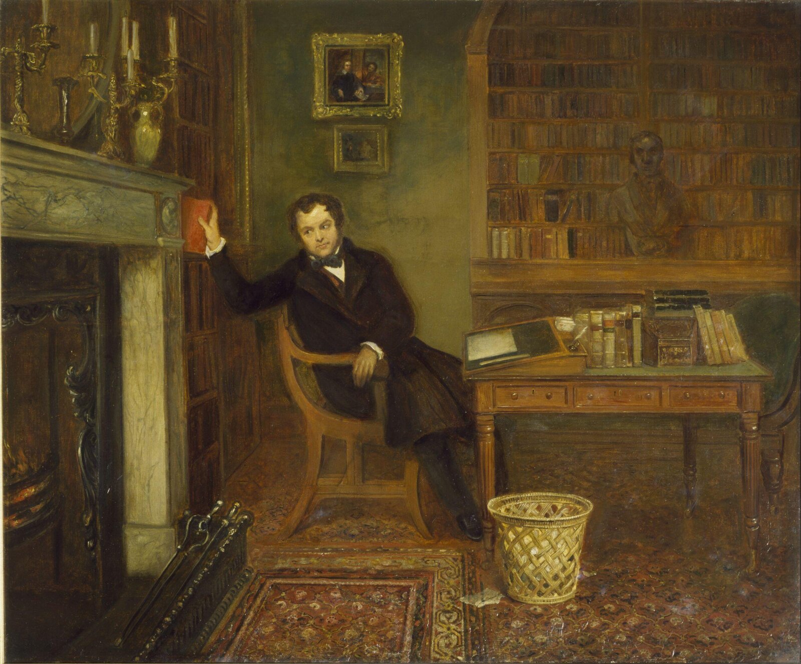 John Forster in His Library, Edward Matthew Ward, ca. 1850
