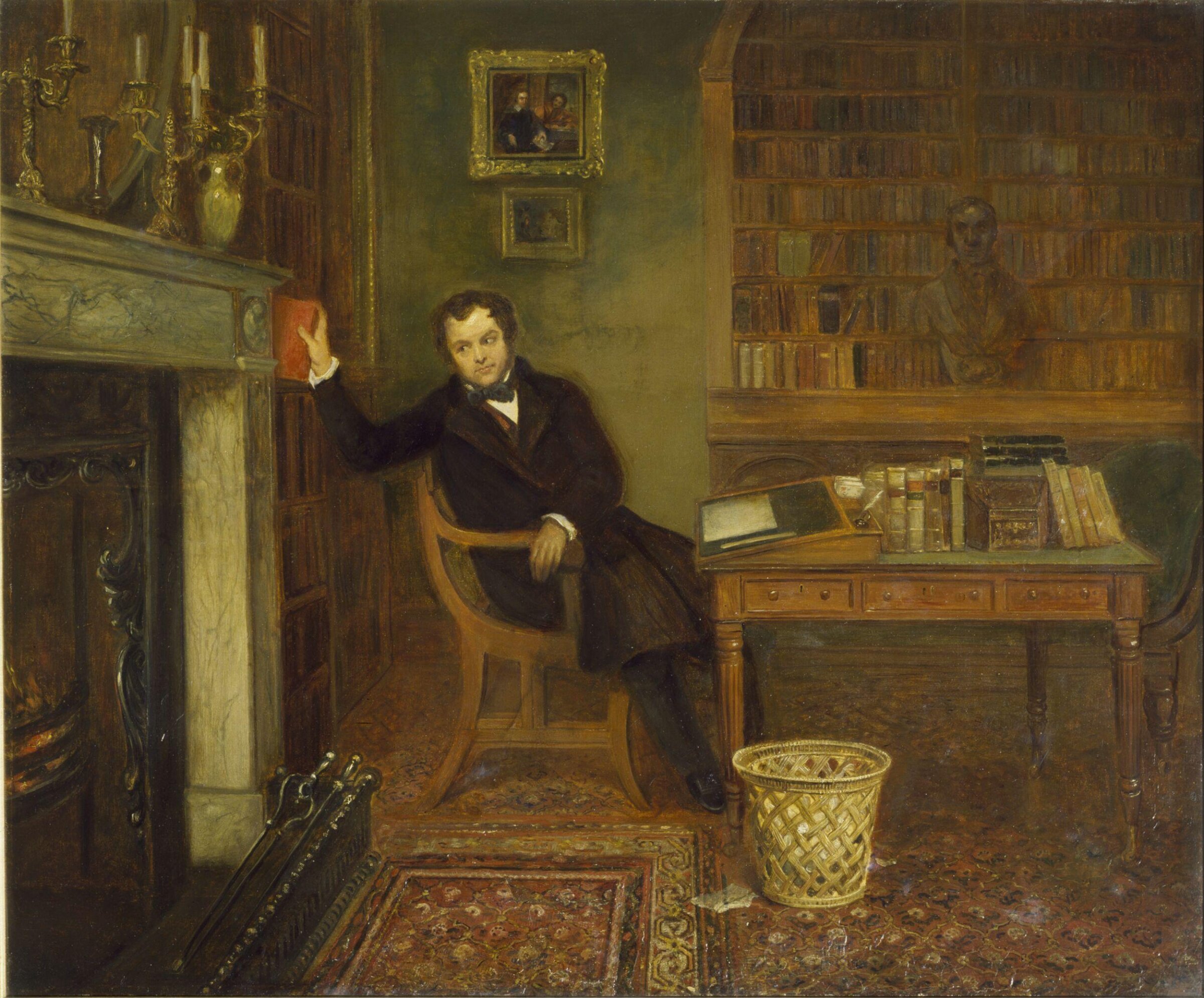 John Forster in His Library, Edward Matthew Ward, ca. 1850