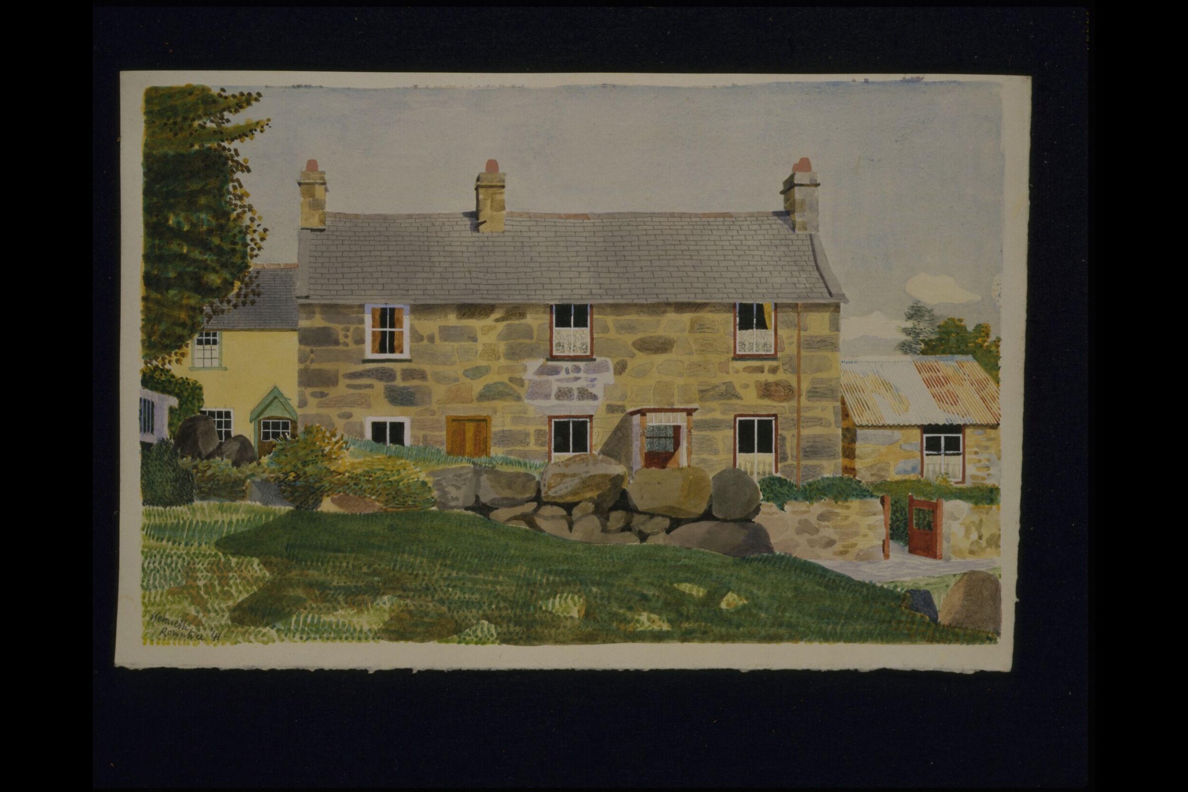 Swan Cottages, Ro-Wen, Conway Valley, Caernarvonshire, Rowntree, 1941