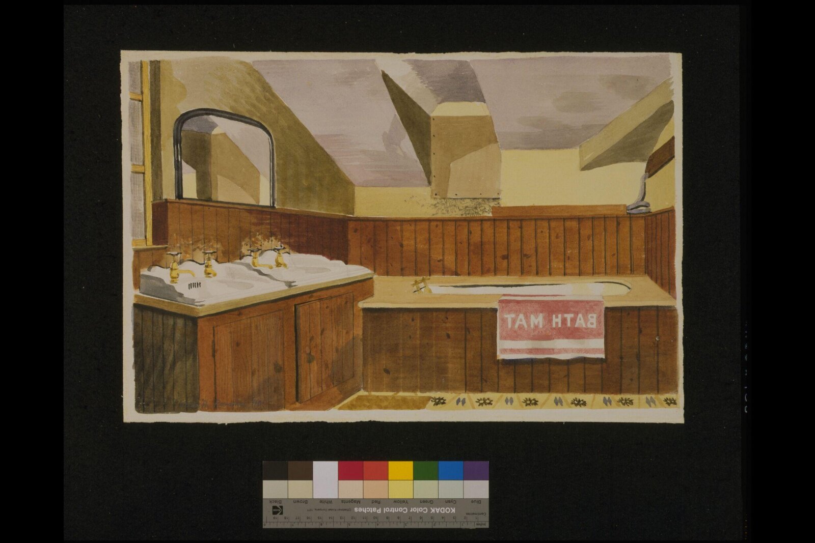 The Bathroom, Ashopton Inn, Rowntree, 1940
