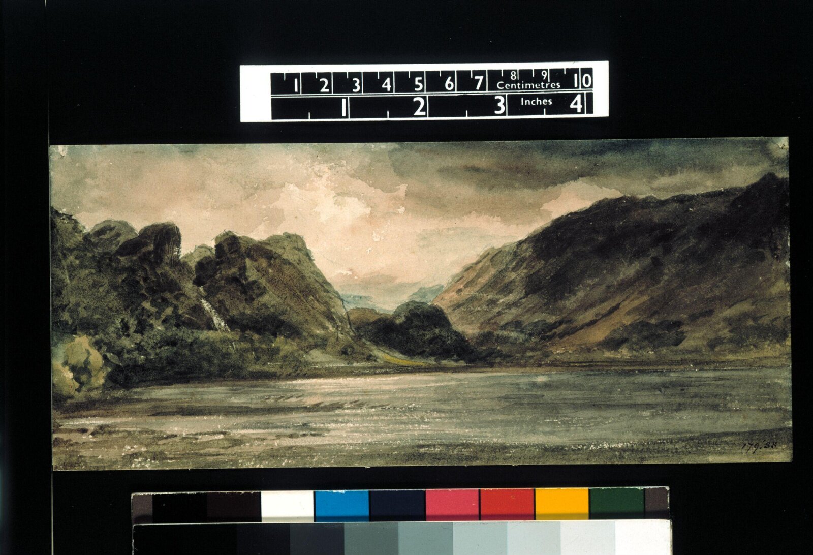 Derwentwater : stormy evening., John Constable, 6 October 1806
