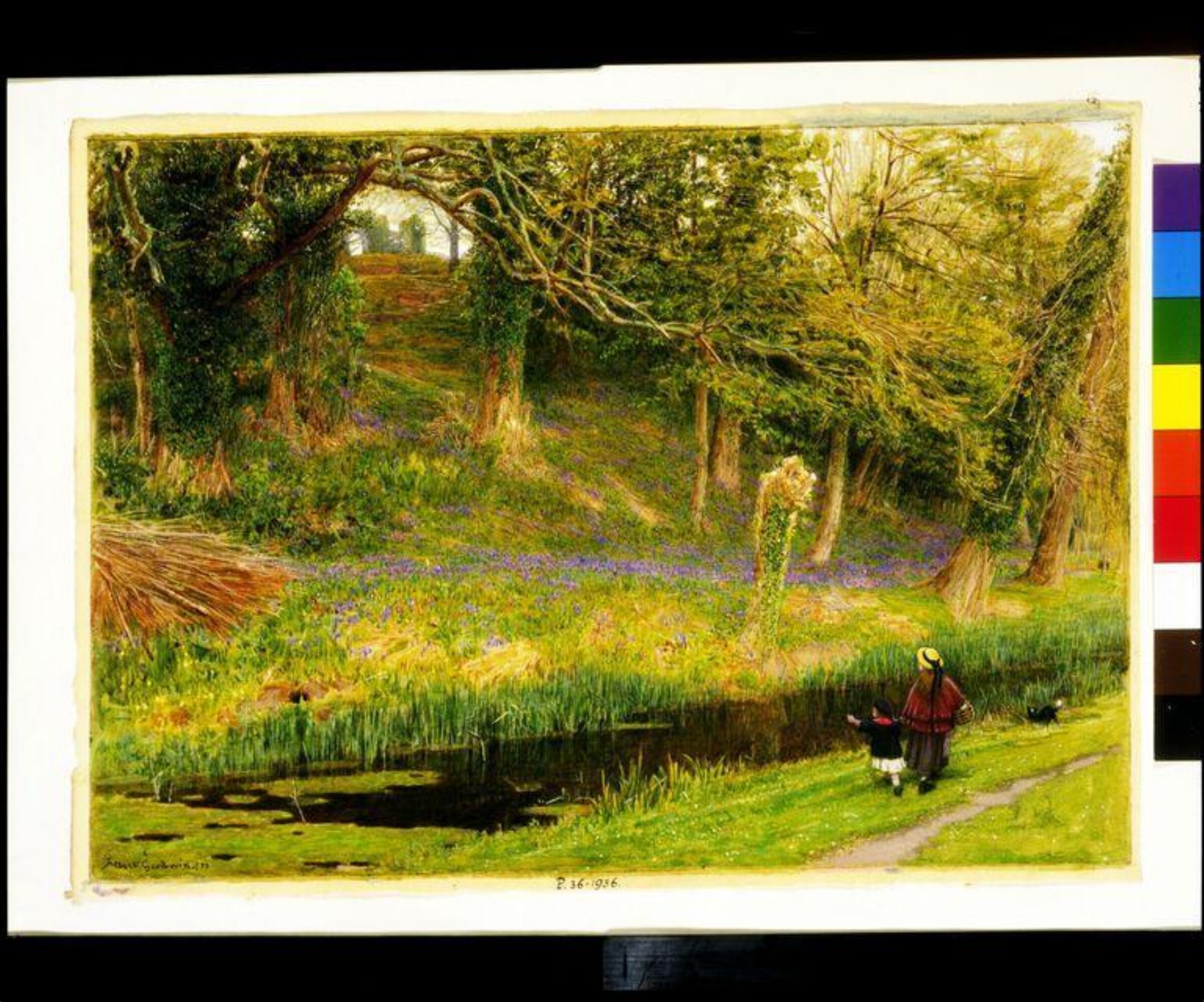 A Pleasant Land, Albert Goodwin, 1875