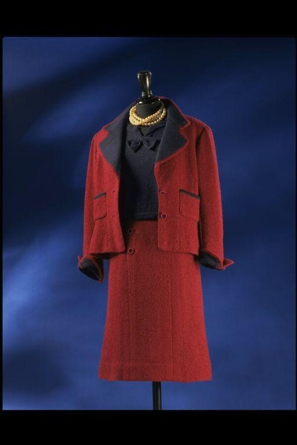 1950s Coco Chanel styles- suite dress was very popular in the 50's