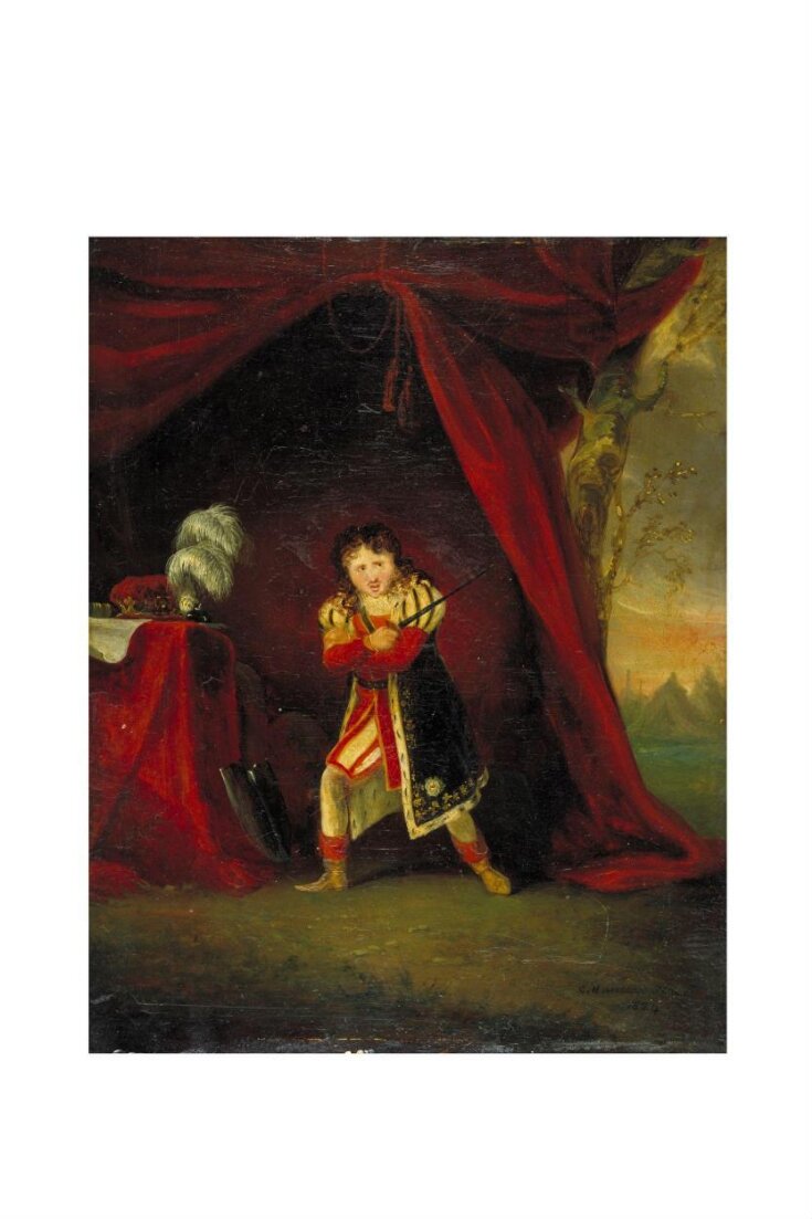 William Robert Grossmith as Richard in 'Richard III' by William Shakespeare top image